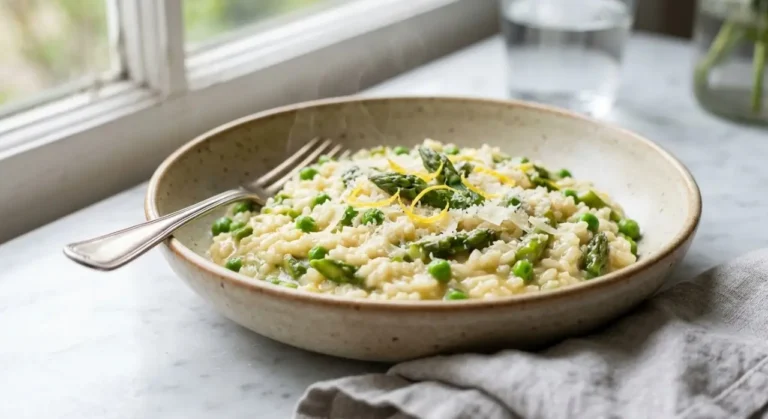 Spring Pea and Asparagus Risotto