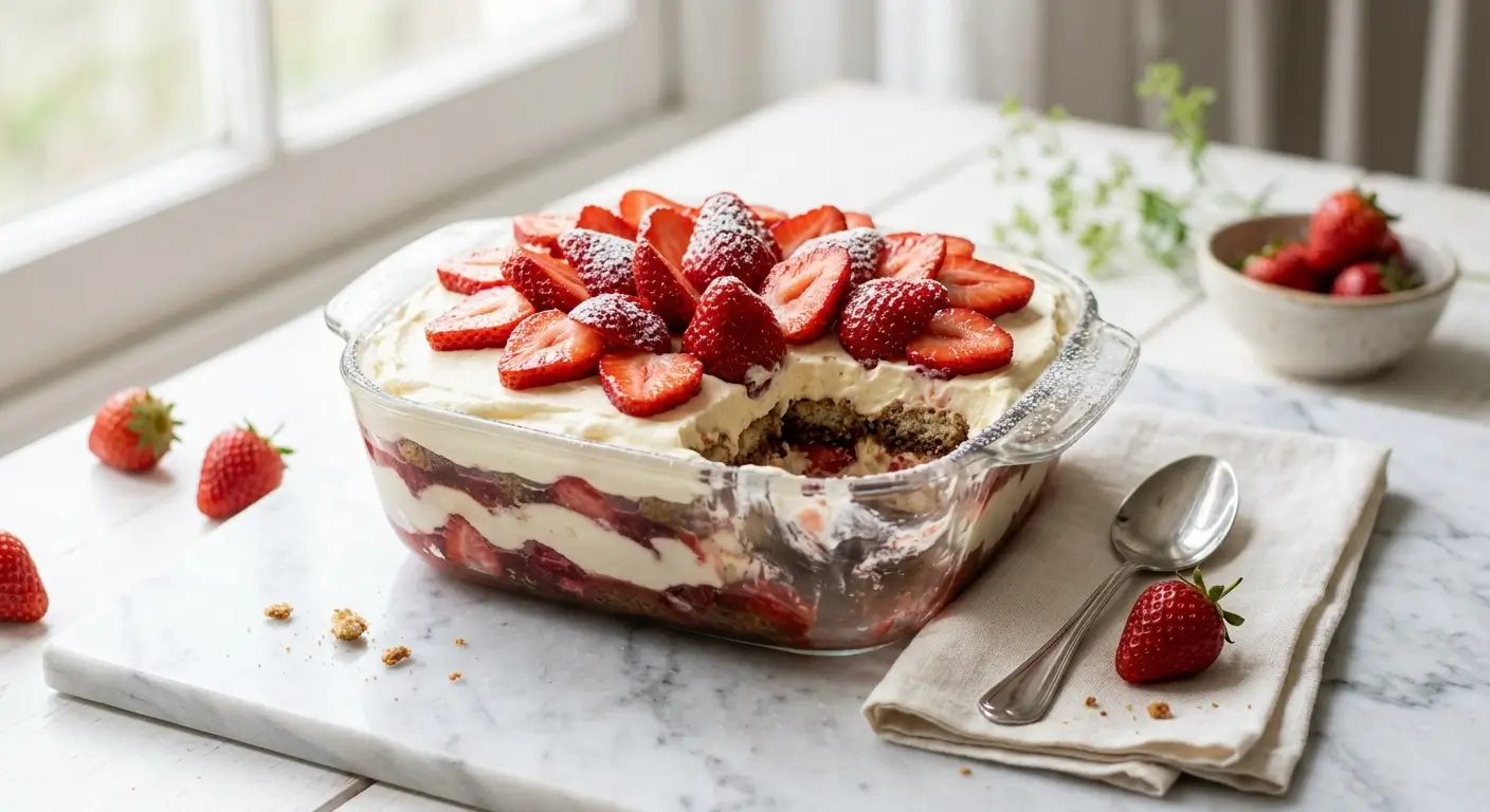 Strawberry Tiramisu